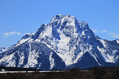 Mount Moran, April 2021