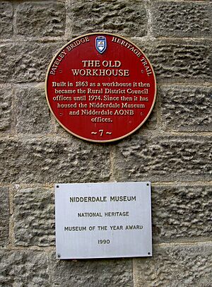Nidderdale Museum plaque (geograph 2022666)