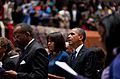 Obamas at church on Inauguration Day 2013