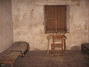 Padre's cell, Carmel Mission