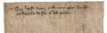Petition SC 8-131-6544 from Walter, Vicar f Bakewell to the King, c.1331-dorse