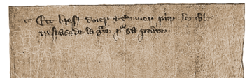 Petition SC 8-131-6544 from Walter, Vicar f Bakewell to the King, c.1331-dorse.png