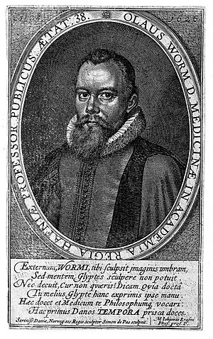 Portrait of Ole Worm, "Fasti Danici", 1626 Wellcome L0008182.jpg