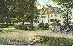 PostcardNewCanaanCTHamptonInn1909