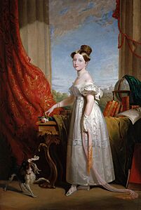 Princess Victoria and Dash by George Hayter
