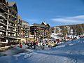 Risoul main ski station and winter park