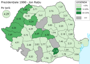 Romanian presidential election 1990 - Ratiu