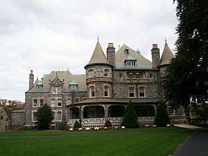 The main building at Rosemont College