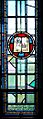 Royal Military College of Canada Saint Raphael’s Roman Catholic Chapel memorial window to John Carson Emblem Bible and Torch