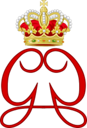 Royal Monogram of Princess Gabriella of Monaco