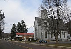 Salladasburg United Methodist Church and Cohick's Trading Post