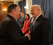 Secretary Pompeo Participates in a Bilat with PM Dusko Markovic and FM Srdjan Darmanovic (48840818698)