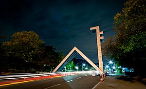 SeoulNatlUnivMainGateAtNight