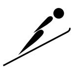 Ski jumping pictogram.svg