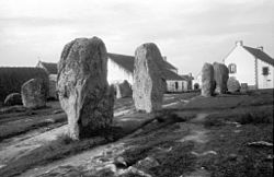 Standing stones at Ménec, Carnac, France (8187807510)