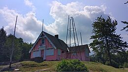 Stellafane Observatory Pink Clubhouse 2021