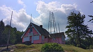 Stellafane Observatory Pink Clubhouse 2021