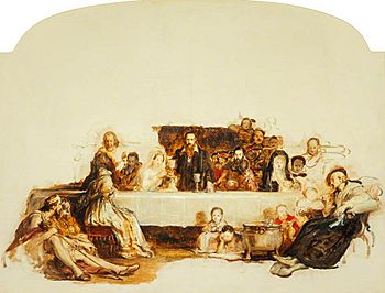 Study for 'John Knox Dispensing the Sacrament at Calder House' by David Wilkie