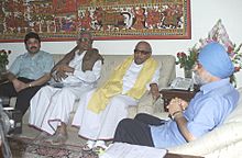The Chief Minister of Tamil Nadu, Shri M. Karunanidhi meeting the Deputy Chairman Planning Commission, Shri Montek Singh Ahluwalia to finalize plan for the current financial year, in New Delhi on June 6, 2006