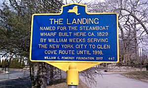 The Landing Historical Marker