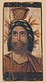 Triptych Panel with Painted Image of Serapis - Google Art Project