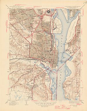 USGS 1945 Alexandria Virginia alexandria 1945z