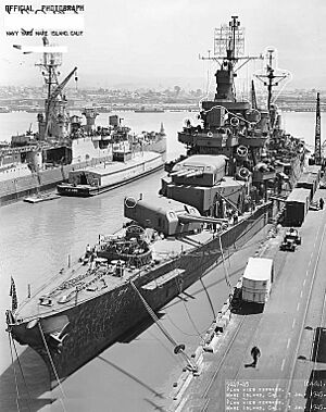 USS Pensacola (CA-24) 1945