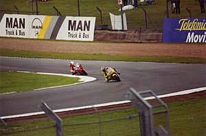 Valentino Rossi and Jeremy McWilliams 2000 Donington Park