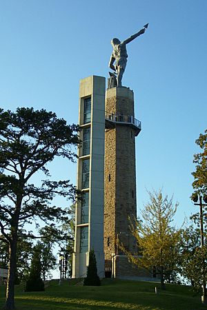 Vulcan statue