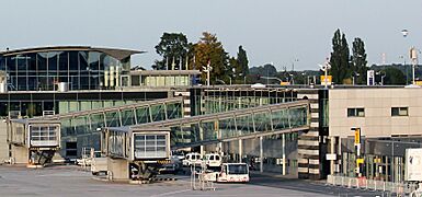 West side of dortmund airport terminal
