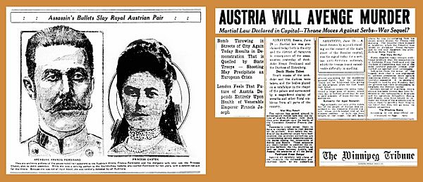 19140629 Austria Will Avenge Murder - The Winnipeg Tribune (compacted view)