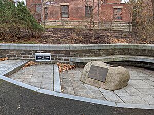 Alpha Phi Alpha centennial memorial, Ho Plaza, Cornell University Ithaca New York