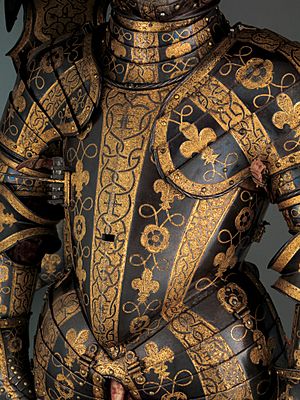 Armor Garniture of George Clifford (1558–1605), Third Earl of Cumberland MET DP299017