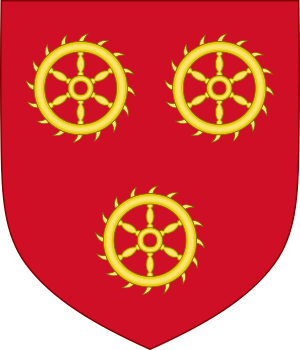 Arms of Katherine Swynford (de Roet)
