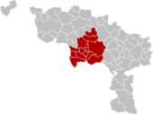 Arrondissement Mons Belgium Map.png