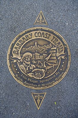 Barbary Coast Trail marker - San Francisco, CA - DSC02051.jpg