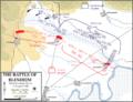 Battle of Blenhiem - Situation about noon, 13 August 1704