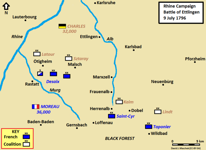 Battle of Ettlingen 1796