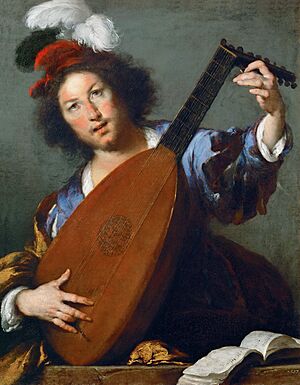 Bernardo Strozzi - Lute Player - WGA21926