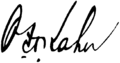 CAB 1918 Kahn Otto Hermann signature