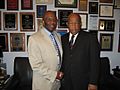 Calvin Earl with Congressman John Lewis