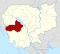 Cambodia Pursat locator map