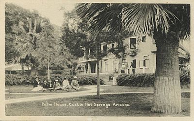 Castle Hot Springs Arizona Palm House 1908