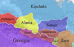 Caucasus about year 1124