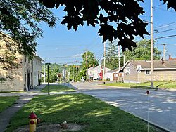 Intersection of Ohio State Routes 170 and 617