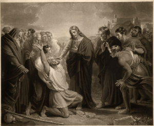 Christ Giving Sight to the Blind - Henry James Richter 1816