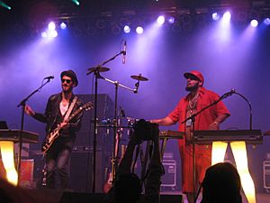 Chromeo performing at Bonnaroo Music and Arts Festival 2, by divertingbailey