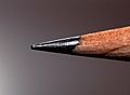 Closeup of pencil graphite