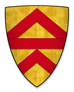 Coat of arms of Robert Fitzwalter, Lord of Dunmow Castle
