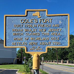 Coles Fort Historic Marker